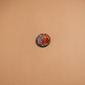 Patua handpainted wooden fridge magnet 105 - handcrafted