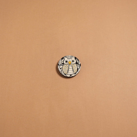 Patua handpainted wooden fridge magnet 108 - handcrafted