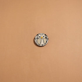 Patua handpainted wooden fridge magnet 108 - handcrafted