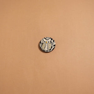Patua handpainted wooden fridge magnet 109 - handcrafted