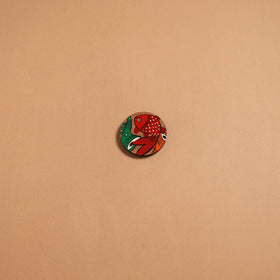 Patua handpainted wooden fridge magnet 110 - handcrafted