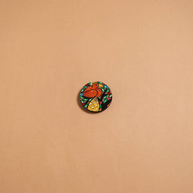 Patua handpainted wooden fridge magnet 111 - handcrafted