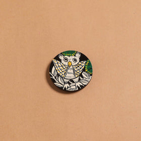 Patua handpainted wooden fridge magnet 113 - handcrafted