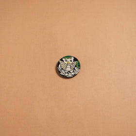 Patua handpainted wooden fridge magnet 113 - handcrafted