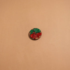 Patua handpainted wooden fridge magnet 121 - handcrafted