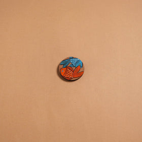 Patua handpainted wooden fridge magnet 126 - handcrafted