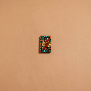 Patua handpainted wooden fridge magnet 130 - handcrafted