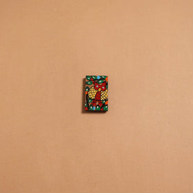 Patua handpainted wooden fridge magnet 130 - handcrafted