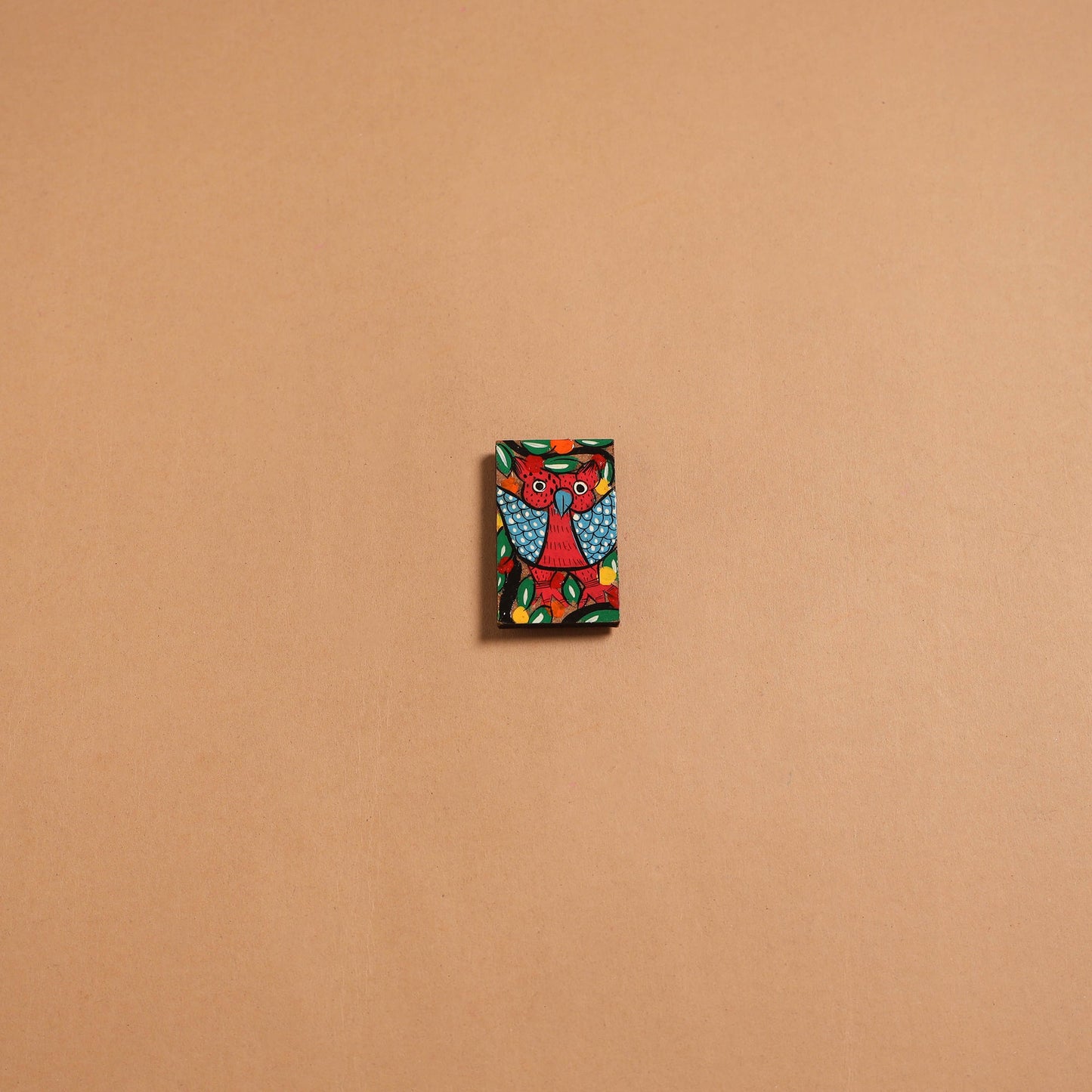 Patua handpainted wooden fridge magnet 134 - handcrafted