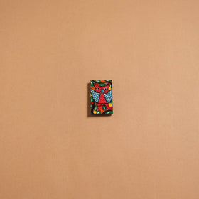 Patua handpainted wooden fridge magnet 134 - handcrafted