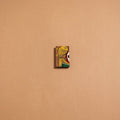 Patua handpainted wooden fridge magnet 138 - handcrafted