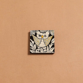 Patua handpainted wooden fridge magnet 92 - handcrafted