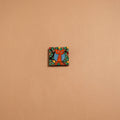 Patua handpainted wooden fridge magnet 94 - handcrafted