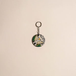 Patua handpainted wooden keychain 39 2025/1079-1