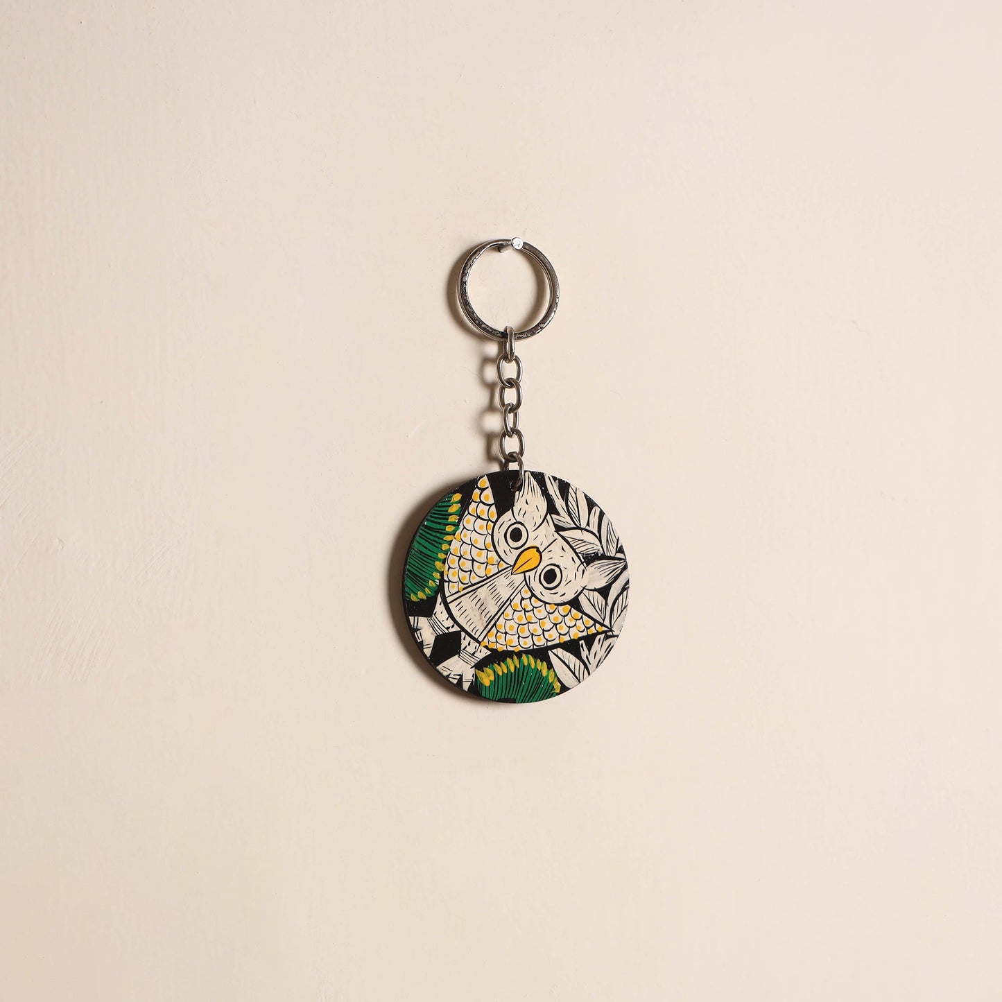 Patua handpainted wooden keychain 39 2025/1079-1