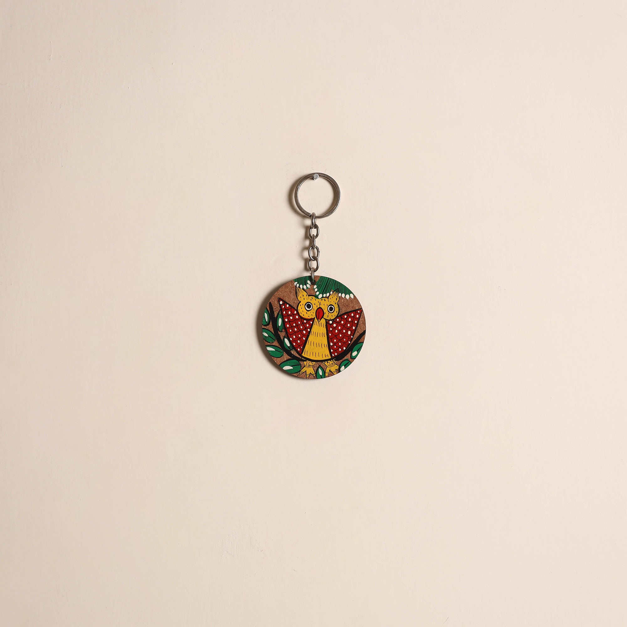 Patua handpainted wooden keychain 40 2025/1079-1