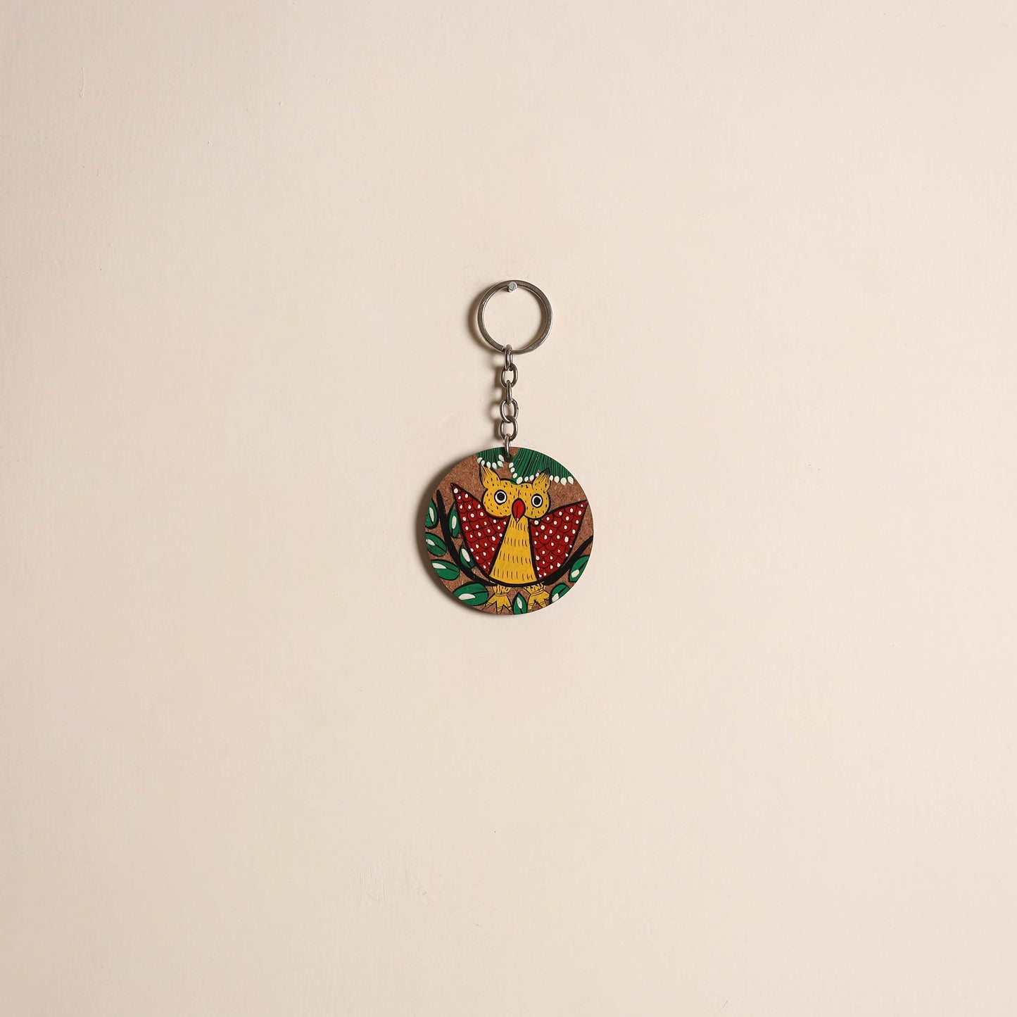 Patua handpainted wooden keychain 40 2025/1079-1