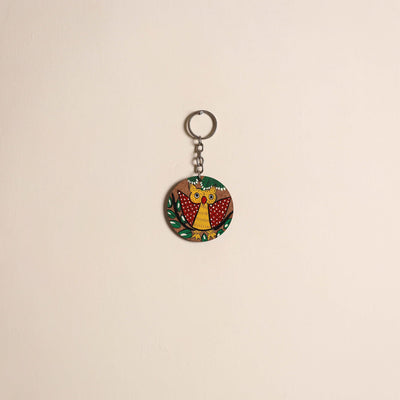 Patua handpainted wooden keychain 40 2025/1079-1