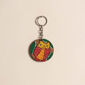 Patua handpainted wooden keychain 41 2025/1079-1