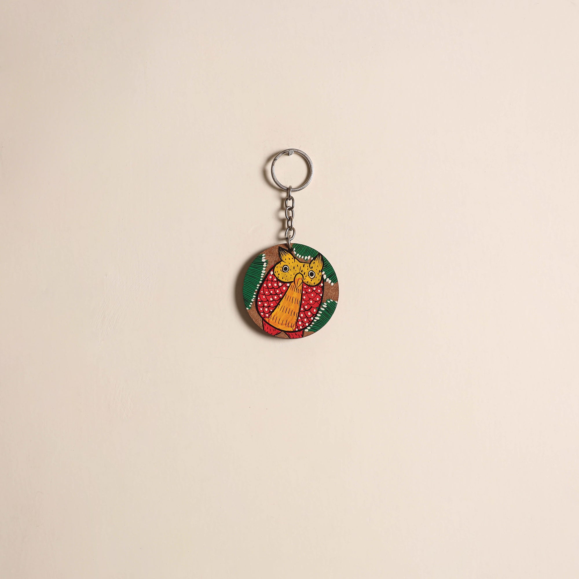 Patua handpainted wooden keychain 41 2025/1079-1