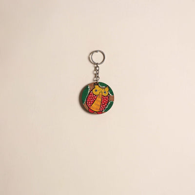 Patua handpainted wooden keychain 41 2025/1079-1