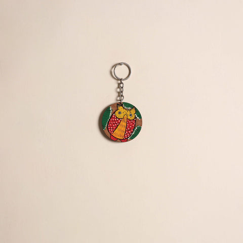 Patua handpainted wooden keychain 41 2025/1079-1