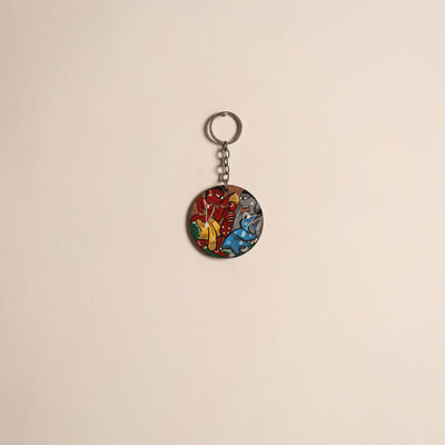 Patua handpainted wooden keychain 42 2025/1079-1
