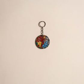 Patua handpainted wooden keychain 42 2025/1079-1