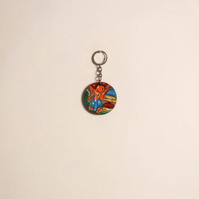 Patua handpainted wooden keychain 43 2025/1079-1