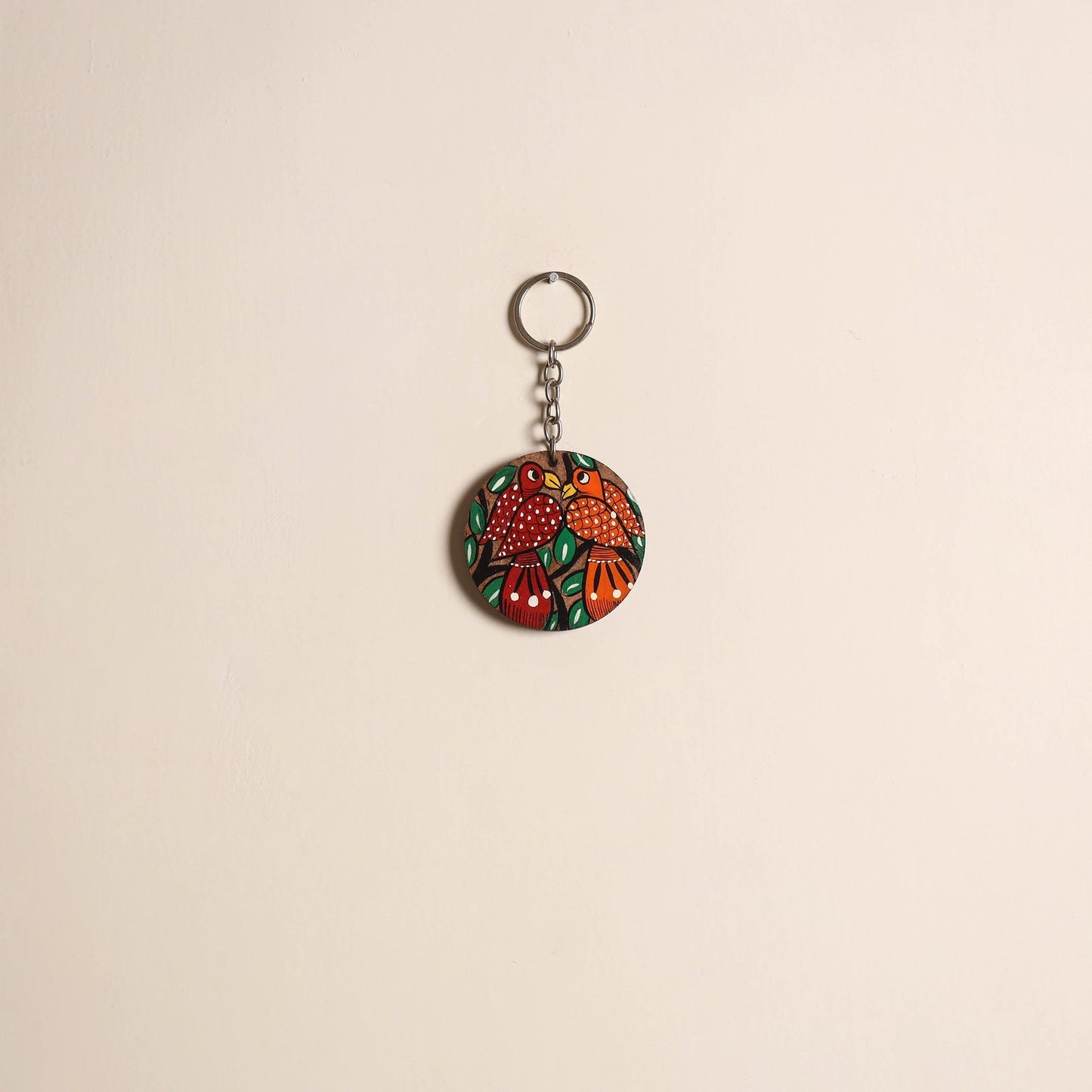 Patua handpainted wooden keychain 44 2025/1079-1