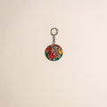 Patua handpainted wooden keychain 70 - handcrafted