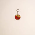Patua handpainted wooden keychain 86 - handcrafted