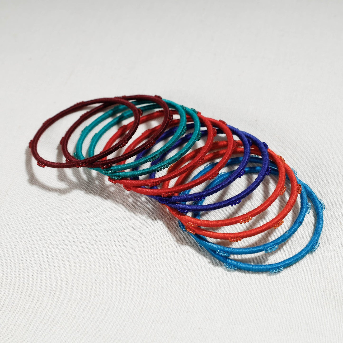 Buy Patwa Thread & Bead Work Bangles by Kailash Patwa Online at iTokri.com