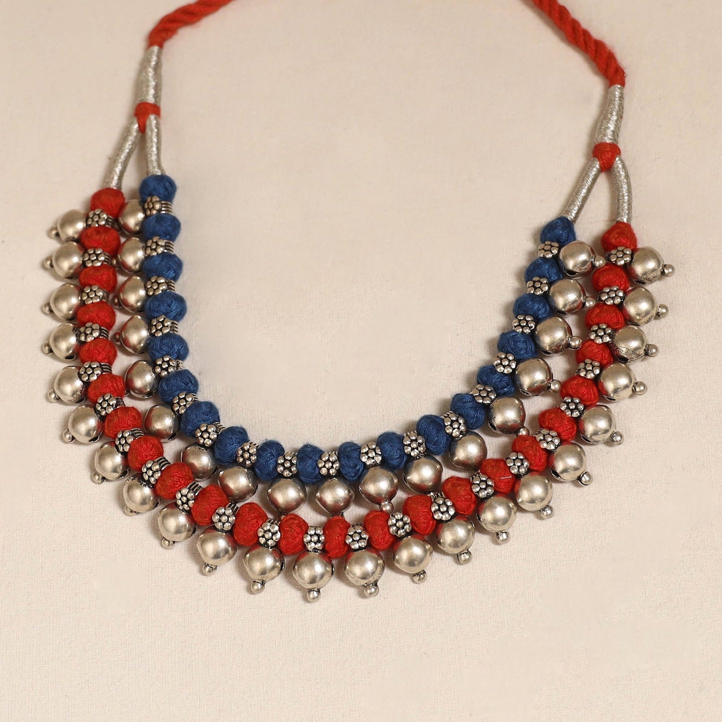 Patwa thread beads necklace by kailash 03 - handcrafted