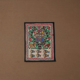 Handpainted madhubani painting by hira devi (14 x 11 in) 32