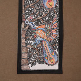 Handpainted madhubani painting by hira devi (22 x 7 in) 40