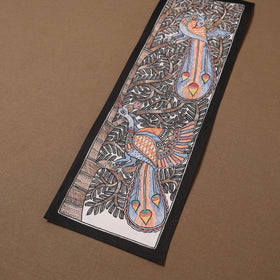 Handpainted madhubani painting by hira devi (22 x 7 in) 40