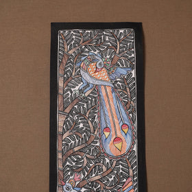 Handpainted madhubani painting by hira devi (22 x 7 in) 40