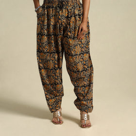  Multicolor Pedana Block Print Cotton Kalamkari Salwar