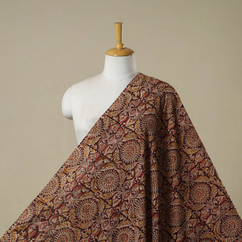 Pedana natural dyed cotton kalamkari fabric 01 - handcrafted