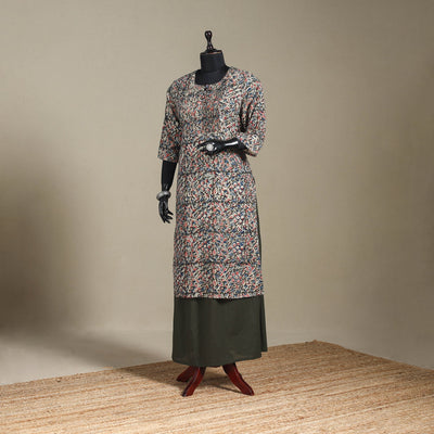 Multicolor - pedana natural dyed cotton straight pintuck