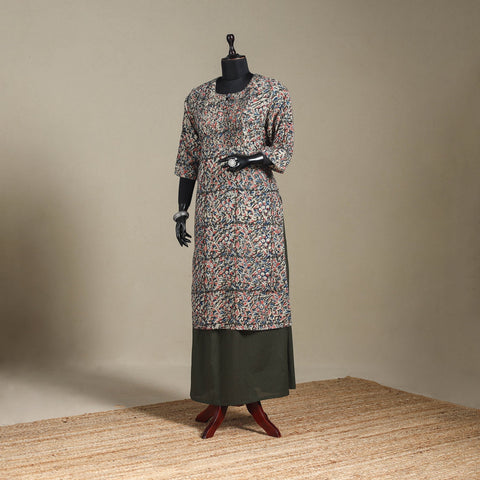 Multicolor - pedana natural dyed cotton straight pintuck