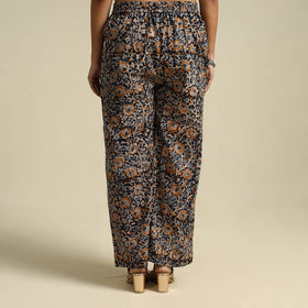  Multicolor Pedana Block Print Cotton Kalamkari Palazzo