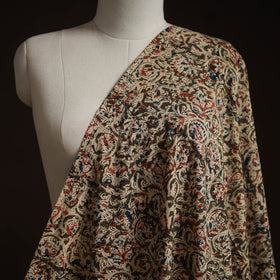 Pedana hand block print natural dyed cotton kalamkari