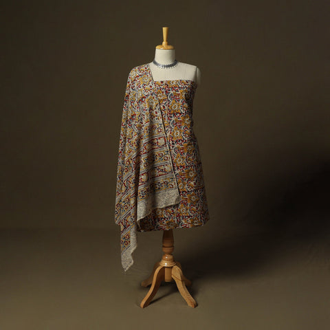 Pedana hand block print natural dyed cotton kalamkari 2pc