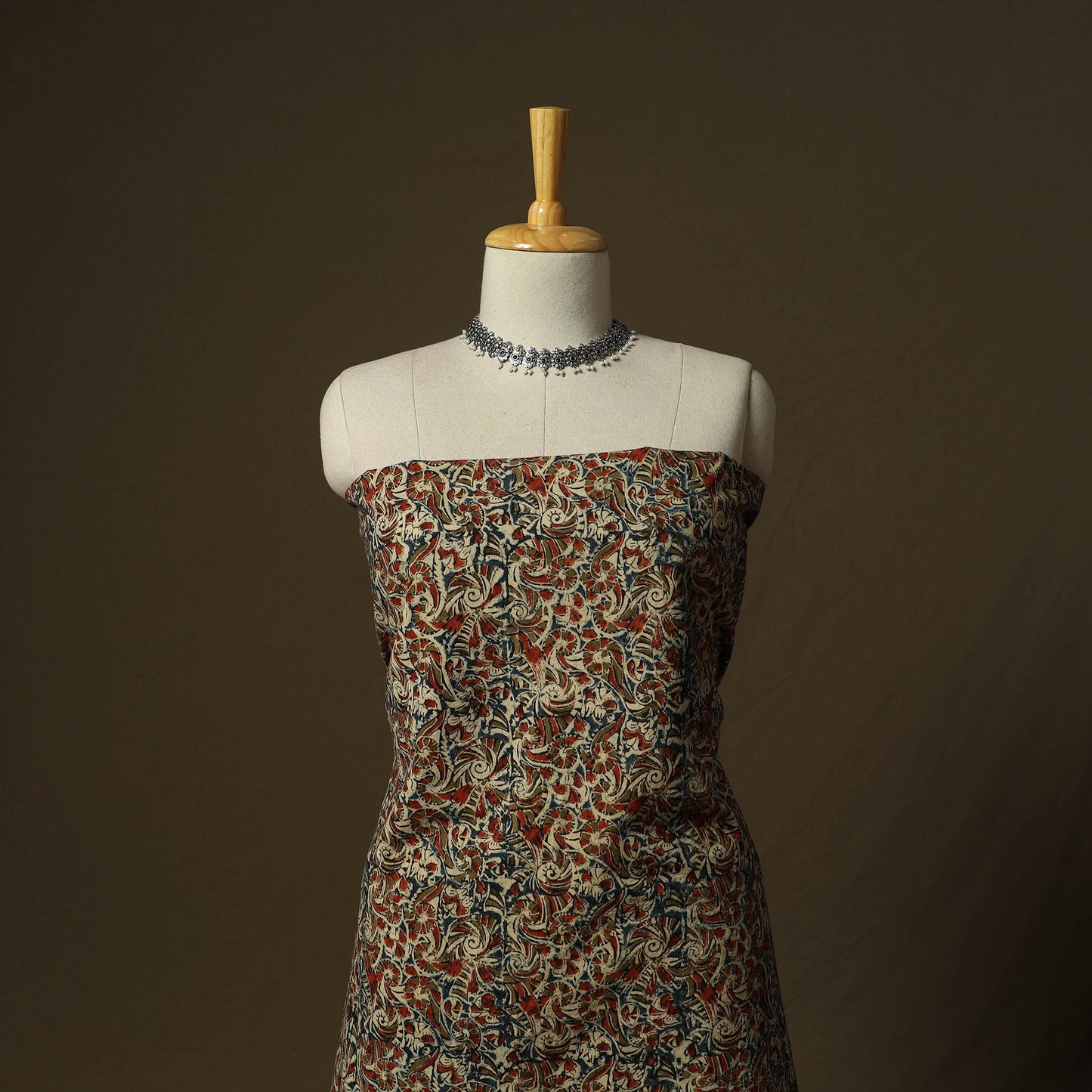 Pedana hand block print natural dyed cotton kalamkari 2pc