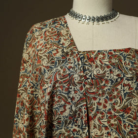 Pedana hand block print natural dyed cotton kalamkari 2pc