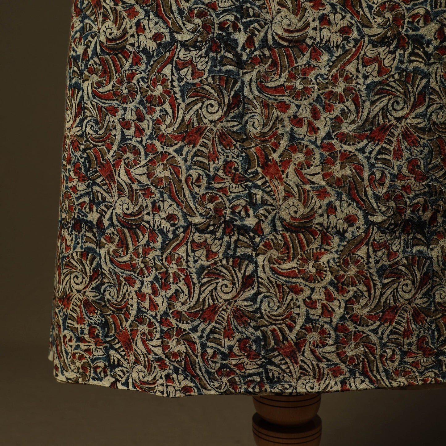Pedana hand block print natural dyed cotton kalamkari 2pc