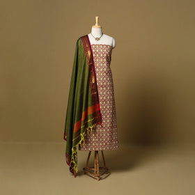 Pedana kalamkari cotton 2pc unstitched dress material