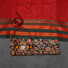 Pedana kalamkari cotton 2pc unstitched dress material
